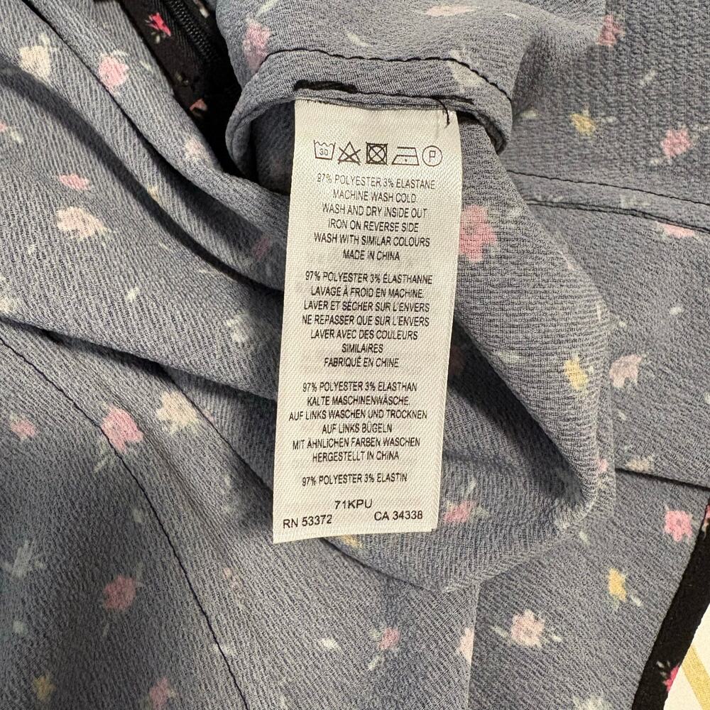 French Connection 71KPU - Bell Sleeve Floral Casual Dress - Size 6 - Picture 6 of 8